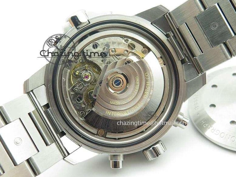 MIROTIME 0520 Classic Aquatimer Chrono IW376803 V6F 1:1 Best Edition Black Dial On SS Bracelet A 7361